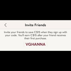 New Poshers: get $15 off your first purchase!